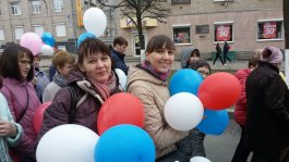 ЧДМШ №1 им. С.М.Максимова приняла участие в демонстрации 1 мая