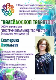 «Калейдоскоп талантов» - 2019 - Народные инструменты