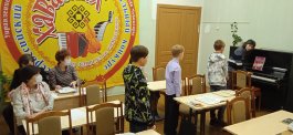 Состоялся открытый урок по учебному предмету «Сольфеджио» преподавателя Красновой Валентины Михайловны