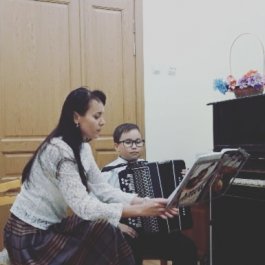 Состоялся открытый урок преподавателя по классу баяна, аккордеона Ильиной Наталии Юрьевны