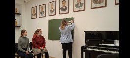 31 января 2022 г. состоялся открытый урок  преподавателя Матросовой Натальи Сергеевны по теме: «Работа над многоголосием в классе «Хоровое пение».