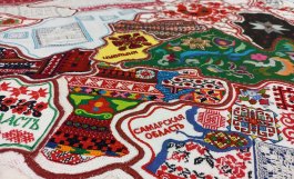 Вышитая карта России - 2022