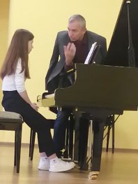 Открытый урок заслуженного работника культуры Чувашской Республики И.В. Ткаленко на тему "Инструктивные этюды"