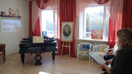 Открытие школьного выставочного музея им. С.М. Максимова