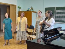 Состоялся открытый урок учащихся 1 класса  хорового отделения, в рамках празднования Дня славянской письменности и культуры.