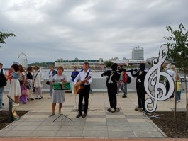 Фотозона в рамках арт-проекта «Творческий бульвар».
