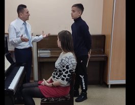 Состоялся мастер-класс преподавателя Львова В.В., концертмейстера Яковлевой М.С. 