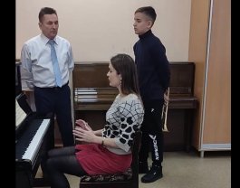 Состоялся мастер-класс преподавателя Львова В.В., концертмейстера Яковлевой М.С. 