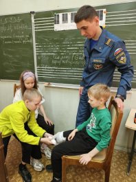 Лекция представителя МЧС «Безопасные выходные»