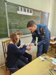 Лекция представителя МЧС «Безопасные выходные»