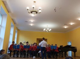 С большим успехом состоялся концерт отделения духовых инструментов