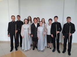 С большим успехом состоялся концерт отделения духовых инструментов