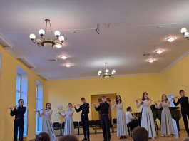 С большим успехом состоялся концерт отделения духовых инструментов