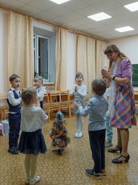 Новогодний открытый урок в группе подготовительного отделения