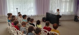 Наши юные артисты выступили перед своими ровесниками в детском саду