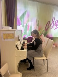 Состоялся праздничный концерт, посвящённый Международному женскому Дню 8 марта.