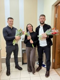 В преддверии Международного женского дня наши преподаватели принимают поздравления!