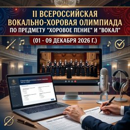 II Всероссийская вокально-хоровая олимпиада по предмету  «Хоровое пение» и «Вокал».