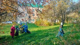 Состоялся городской субботник с участием музыкальной школы №1 им. С.М. Максимова.